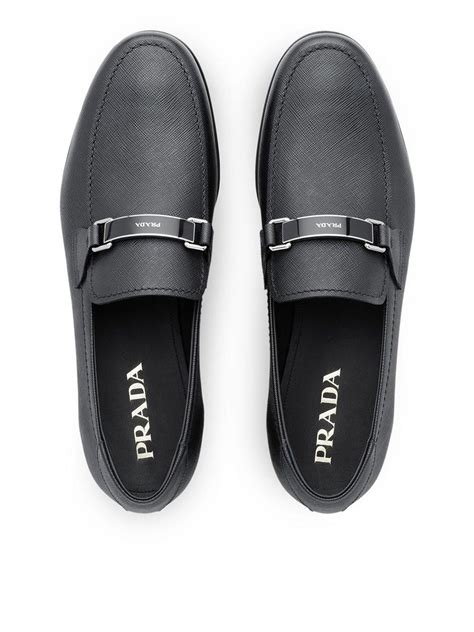 Prada Saffiano Leather Loafer (Men) 